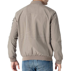 Chaqueta Bomber de Alta Calidad, Estilo Elegante, Cuello Alto de Lona, Tela Suave para Uso en Exteriores y Urbano - Product Image 3