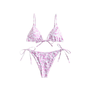 New Arrival Custom Made Sexy Bra And Bikini Set For Women Top Selling New Summer Wear Women's Bikini Set - Product Image 1