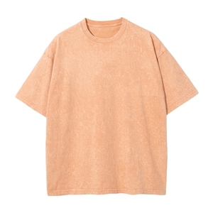 T-shirt d'été vintage grande taille pour homme, coupe classique, 100 % coton tricoté, col rond, manches courtes, écologique et respirant - Product Image 5