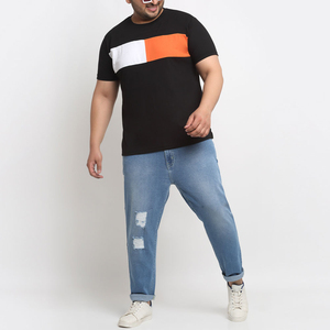 T-shirt Homme 100% Coton Lourd Anti-Plis Imprimé Logo Ample Manches Courtes Décontracté Uni Jersey Printemps Fitness - Product Image 4