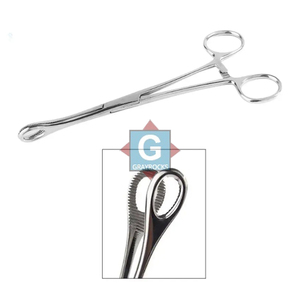 Straight Rampley <b>Sponge</b> Holding Forceps Foerster <b>Sponge</b> Forceps 12 Straight Serrated Surgical Holding Instruments - Product Image 1