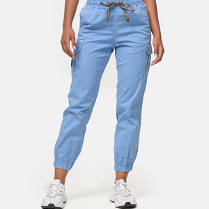 Pantalon de survêtement décontracté pour femme 2026, taille basse, couleur unie, avec cordon de serrage, coupe large et ample, style streetwear - Product Image 2