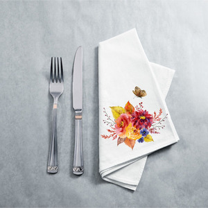 Toallas estampadas: Toalla de cocina 100% de tela de saco de harina, la más vendida, toalla de cocina colgante, Ropa india en venta. - Product Image 2