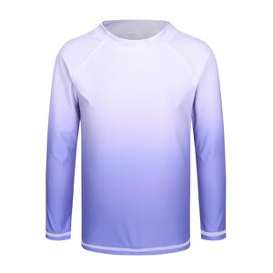 เสื้อโพลีเอสเตอร์แขนยาวสำหรับการฝึกซ้อมและกิจกรรมกลางแจ้ง เสื้อว่ายน้ำแห้งเร็วสำหรับผู้ชายสำหรับผู้ใหญ่ - Product Image 1