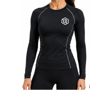Women's High Performance Compression Shirt with Moisture Wicking Fabric Stretch <b>Support</b> ,Lightweight <b>Athletic</b> Fit for Training - Product Image 1