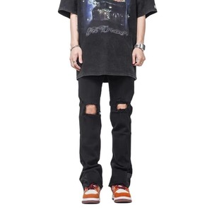 Pantalones de Hombre de Invierno, Corte Recto, Nueva Moda, Lavados, Sólidos, Transpirables, Ecológicos, de Secado Rápido, Elásticos, 100% Algodón, Casuales - Product Image 5