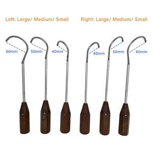 Guide-fil pour perceuse à os avec manche en bois, instrument chirurgical orthopédique en acier inoxydable SURGINEXA SOA-55012322674 - Product Image 5