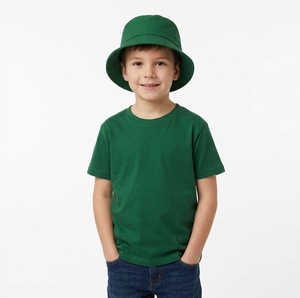 T-shirt décontracté pour homme en coton tricoté respirant 100 %, manches courtes, 220 grammes, couleur unie - Product Image 4