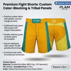 กางเกง MMA สั่งทำขายส่งสำหรับผู้ชาย คุณภาพดีที่สุด กางเกงกราปลิง ยิวยิตสู รุ่นมาตรฐาน ของแท้จาก Plam - Product Image 4