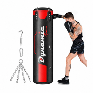 Venta al por mayor de fábrica: Sacos de boxeo profesionales para gimnasio, sacos de arena pesados de cuero PVC/PU, ecológicos y ligeros. - Product Image 5