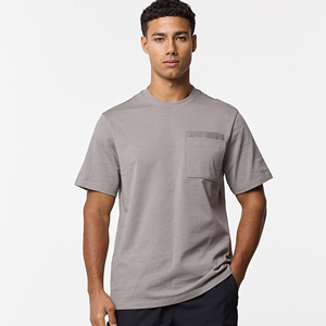 Camiseta de Algodón 100% de Alto Gramaje, Lisa, Cuello Redondo, de Alta Calidad, Estilo Urbano, para Personalizar - Product Image 1