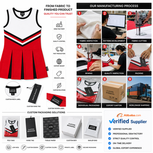 Uniforme de Animadoras Personalizado para Niñas, Vestido de Animadora Juvenil, OEM, ODM, Marca Privada, Uniforme Deportivo de Animadoras al por Mayor - Product Image 5