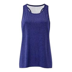 Camiseta sin mangas básica informal para mujer, camiseta deportiva para correr, camiseta sin mangas de marca privada, camiseta sin mangas de algodón acanalado suave - Product Image 1