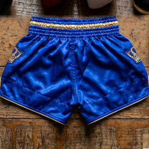 Pantalones Cortos de Boxeo Muay Thai, Ropa de Artes Marciales, Ropa de Entrenamiento, Pantalones Cortos de Boxeo de Satén de Seda, Pantalones Cortos de Kickboxing Unisex para Hombres y Mujeres - Product Image 4