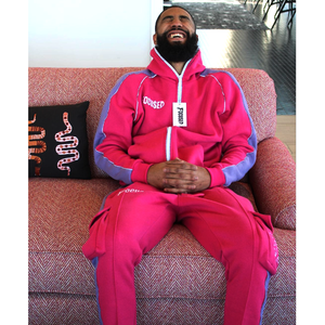 Customized Designs Colour Hooded Tracksuit Set Full Sleeve Side Pockets Breathable Zipper Hoodie Set <b>Men</b> OEM 2026 Streetwear - Product Image 6
