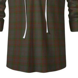 Chemise Kilt Jacobite Traditionnelle Écossaise pour Homme - Chemise à Carreaux Tartan Gris Personnalisée à Manches Longues avec Lacets Qualité Supérieure - Product Image 5