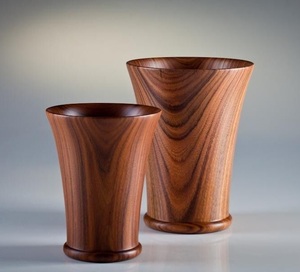 Solid Wood Coffee Mug Handmade Natural Wooden Mug Rustic Finish Eco Friendly Drinking Mug for Daily Kitchen Use - Product Image 2
