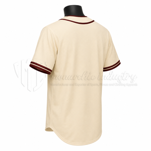 Camiseta Deportiva Retro Personalizada de Béisbol con Botones, Uniforme Atlético Transpirable, Fabricante Mayorista OEM ODM - Product Image 5
