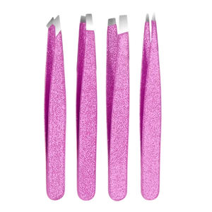 Pinzas de Acero Inoxidable Ecológicas con Diseño Personalizado para Salón de Belleza, Pinzas Multifuncionales para Cejas - Product Image 1