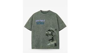 เสื้อยืดคอกลมทรงสลิมฟิต ผ้าฝ้ายผสมใยไผ่ แบบยูนิเซ็กซ์ แขนปกติ ลายพื้น สีซีดแบบ Acid Wash น้ำหนัก 220 กรัม ขั้นต่ำสั่งซื้อ 10 ตัว ลายพราง Camo Impex - Product Image 3