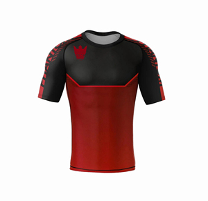 Camiseta de Manga Larga para Artes Marciales Mixtas para Hombre, Diseño de Calavera y Rosas Azules, Ajustada, Duradera, de Secado Rápido, Ligera, Elástica y Transpirable - Product Image 1