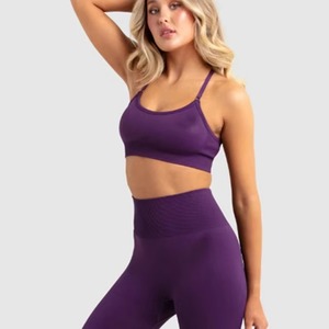Custom Plus Size 2 Piece Yoga Gym Fitness Sets Women Sport Clothing Bra Top Fitness High Waist Legging Tracksuits Outfits Sets - Product Image 4