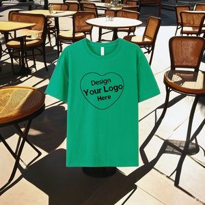 T-shirt ajusté à manches courtes en coton imprimé avec logo pour femme, idéal pour l'été - Product Image 4