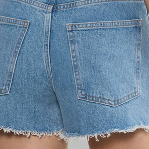 Shorts pour femmes – Vente directe usine, commande en gros, service OEM 2026 / Coutures durables, fermeture sécurisée à boutons, braguette zippée, logo personnalisé - Product Image 6