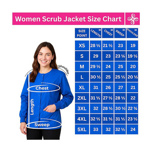 Unisex Classic Cotton <b>Scrub</b> <b>Sets</b> with Jersey Fabric Needle Detection Professional Medical Nurse Uniform for Hospital Use - Product Image 4