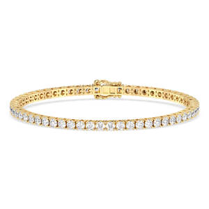 REYES Customize 925 Sterling <b>Silver</b> VVS Moissanite Tennis Bracelets 14K Gold Rhodium Plated Wedding Gift Fine Jewelry <b>For</b> <b>Women</b> - Product Image 6