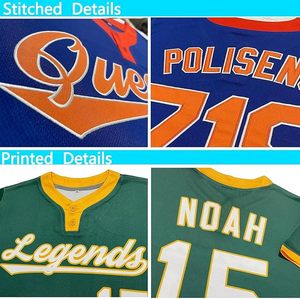 Custom Baseball Jersey Stitched/Printed Personanlized <b>Hip</b> Hop Shirts Sports Uniform <b>for</b> Men/Women/Youth/Preschool - Product Image 5