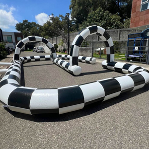 Piste de course gonflable géante pour karting en plein air, piste de course gonflable Didi Car, piste de course de Zorb Ball à vendre - Product Image 3