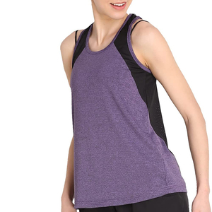 Promotion Latest Fashion Women's Summer Tank <b>Tops</b> Breathable Spandex Recycled Ribbed Knitted Crop <b>Top</b> Yoga Gym Sleeveless Front - Product Image 5