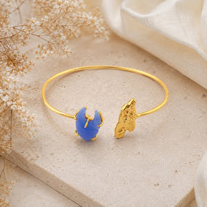 กำไลข้อมือปรับขนาดได้ ชุบทอง 18k ดีไซน์เก๋ ลายปลา สำหรับผู้หญิง เครื่องประดับแฟชั่น สไตล์มินิมอล กำไลข้อมือแบบเรียบง่าย ของขวัญสำหรับเธอ - Product Image 5