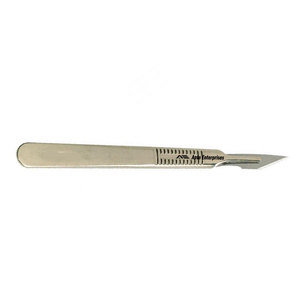 Cuchillo Quirúrgico Tipo Espada con Mango BP y 4 Hojas de Acero Inoxidable, Mango de Cuchillo Quirúrgico de Metal, Duradero, para Cirugía de Precisión - Product Image 5