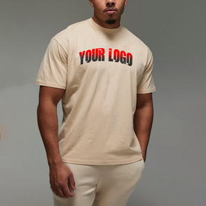 High Quality Men's Customized Color <b>Short</b> <b>Sleeve</b> T-Shirt O-Neck Loose Fit Casual Jersey 100% Cotton High Street Breathable Top - Product Image 1