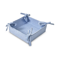 Corbeille à pain de coton et lin de qualité alimentaire de luxe Noeud français Moyen 28x22cm Conserver la chaleur Pâte douce Respirant Salle à manger familiale