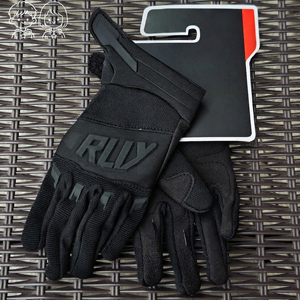 Gants de cyclisme rembourrés pour enfants, légers, antichoc, demi-doigts, en polyester, pour VTT et vélo - Product Image 4