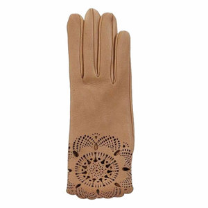 Nouveaux Gants en Cuir Tendance Hiver 2025 pour Femme, en Laine Tricotée et Peau de Mouton, Idéaux pour l'Extérieur - Product Image 3