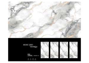 Carreaux de sol et de mur en porcelaine dorée de luxe, format grand carrelage 600x1200, pour villa, appartement, hôtel, bureau - Product Image 4