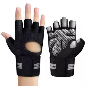 Gants de musculation imperméables à demi-doigts avec support de poignet, personnalisables, séchage rapide, respirants, unisexes, pour la gym – Meilleures ventes - Product Image 6