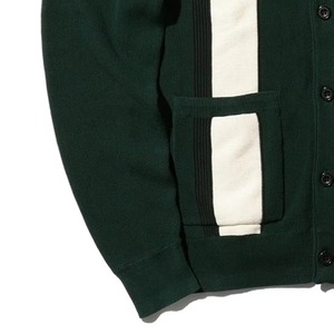 Unisex Autumn Winter Casual Sororities University Cardigan unisex Oversized Knitted Wool/Acrylic Embroidered Logo Covered <b>Button</b> - Product Image 3