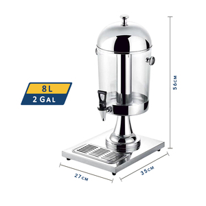 Hôtel Buffet Party 8L 16L 24L Distributeur de jus commercial en acier inoxydable - Product Image 2