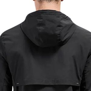 Custom Mens Performance Windbreaker <b>Jacket</b> <b>Lightweight</b> Outdoor <b>Running</b> Coat Breathable Full Zip Athletic Sportswear Manufacture - Product Image 4