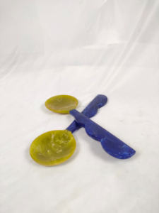 Handmade Resin <b>Salad</b> <b>Tools</b> Server Set Classic Design Eco-Friendly Dishwasher Safe Mirror Polish Party Tableware <b>Salad</b> <b>tools</b> - Product Image 5