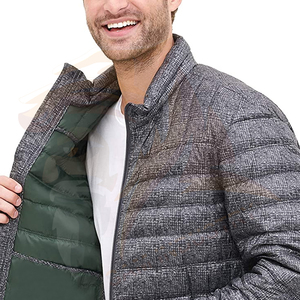 Chaquetas Acolchadas de Lona con Capucha para Hombre, Tendencia de Invierno, Nueva Moda, Corte Ajustado, Impermeables - Product Image 6