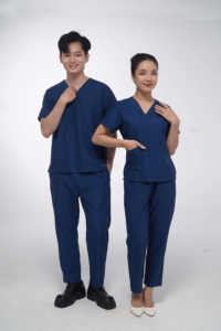 Uniforme de travail extensible unisexe pour thérapeute de spa, vêtements respirants pour le personnel de clinique de beauté 4SU - Product Image 6