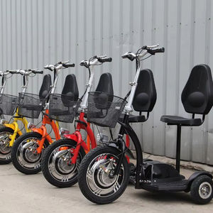 สกู๊ตเตอร์ไฟฟ้าพับได้สามล้อ ความเร็ว 25 กม./ชม. ระยะทาง 25-30 กม. สำหรับการเดินทางส่วนบุคคลและการใช้งานประจำวัน - Product Image 1