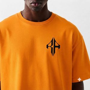 Camiseta Extra Grande de Primera Calidad para Hombre, 100% Algodón, con Logotipo Personalizado Serigrafiado, Color Azul Marino, de Secado Rápido y Cuello Redondo - Product Image 4