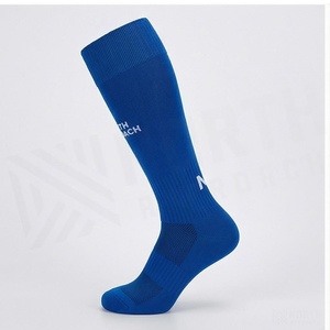 North Approach <b>Knee</b> <b>High</b> <b>Socks</b> Blue Breathable Soccer Sports <b>Socks</b> for Adults Summer Season - Product Image 3